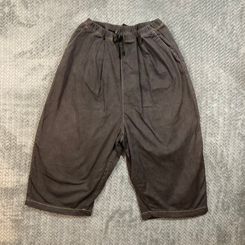 Niko And Japan Womens Size 3 Pleated Denim Trousers Wide Leg Jeans Streetwear